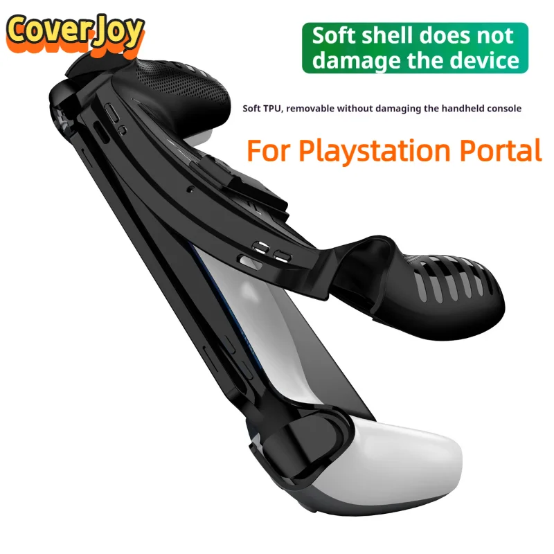 

Чехол CoverJoy из ТПУ для PlayStation Portal с подставкой, защитный чехол для ручки, противоударный чехол для контроллера