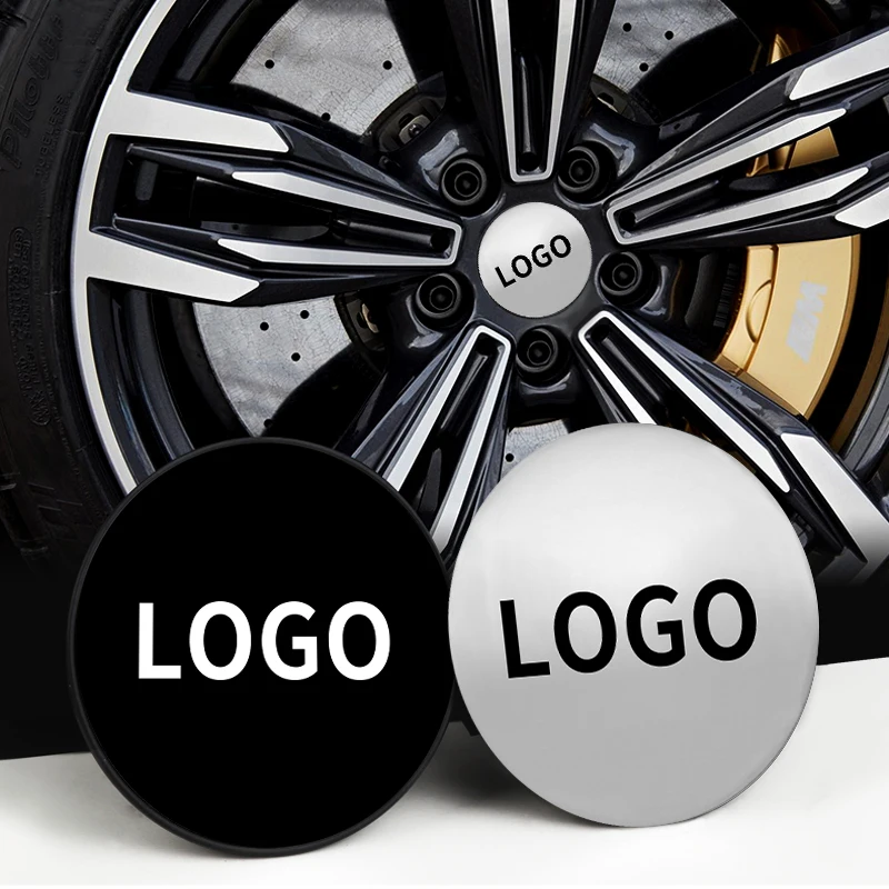 4Pcs/set 56mm Car Wheel Center Sticker Auot Hub Emblem Styling Decals For Audi Toyota Ford Renault Honda Mazda Skoda Accessories