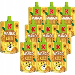 Kubuś Mus o smaku jabłko-mango 200 g x 10 sztuk