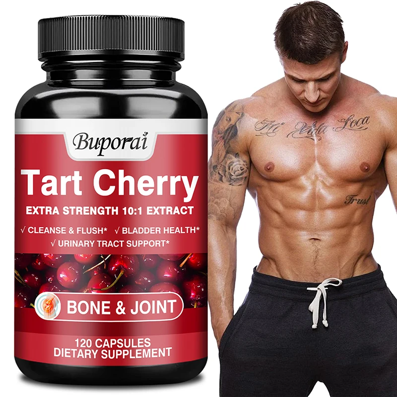 

Капсулы Tart Cherry — здоровье суставов, способствует восстановлению мышц, антиоксидант, улучшает сон, здоровья отслеживания мочеиспускания