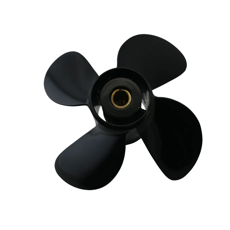 Captain Aluminum Outboard Propeller 10x11/12/13/14 Fit Mercury Mariner 9.9HP 15HP 18HP 20HP 25HP 10 Spline 4 Blades