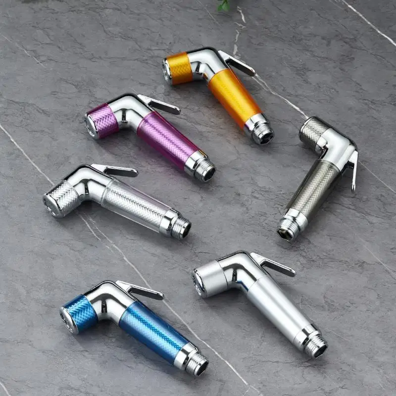 High Pressure Handheld Sprayer Multi Color Water Output Pet Washing Cleaning Tool For Personal Care Use