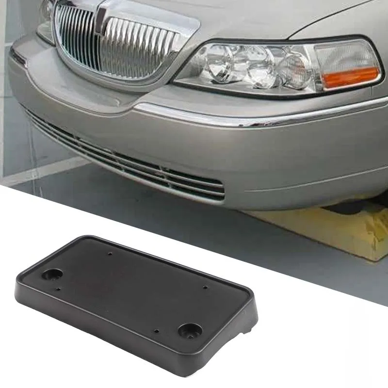 

For Lincoln Town 2003-2011 ABS black car front license plate bracket car modification accessories OE: 3W1Z17A385AAB | FO1068117
