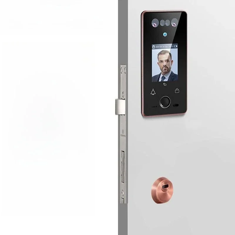 Facial recognition fingerprint lock villa, visual smart lock split combination lock
