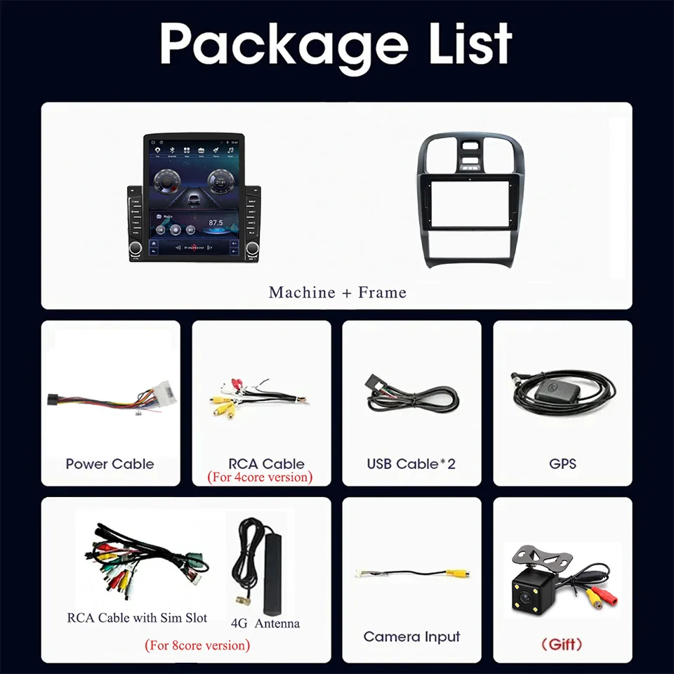 Android 14.0 8G+128GB Car Auto Radio Multimedia DVD Video Player GPS Navi HU For Hyundai Sonata 2001 2002 2004 2006 2008 2012