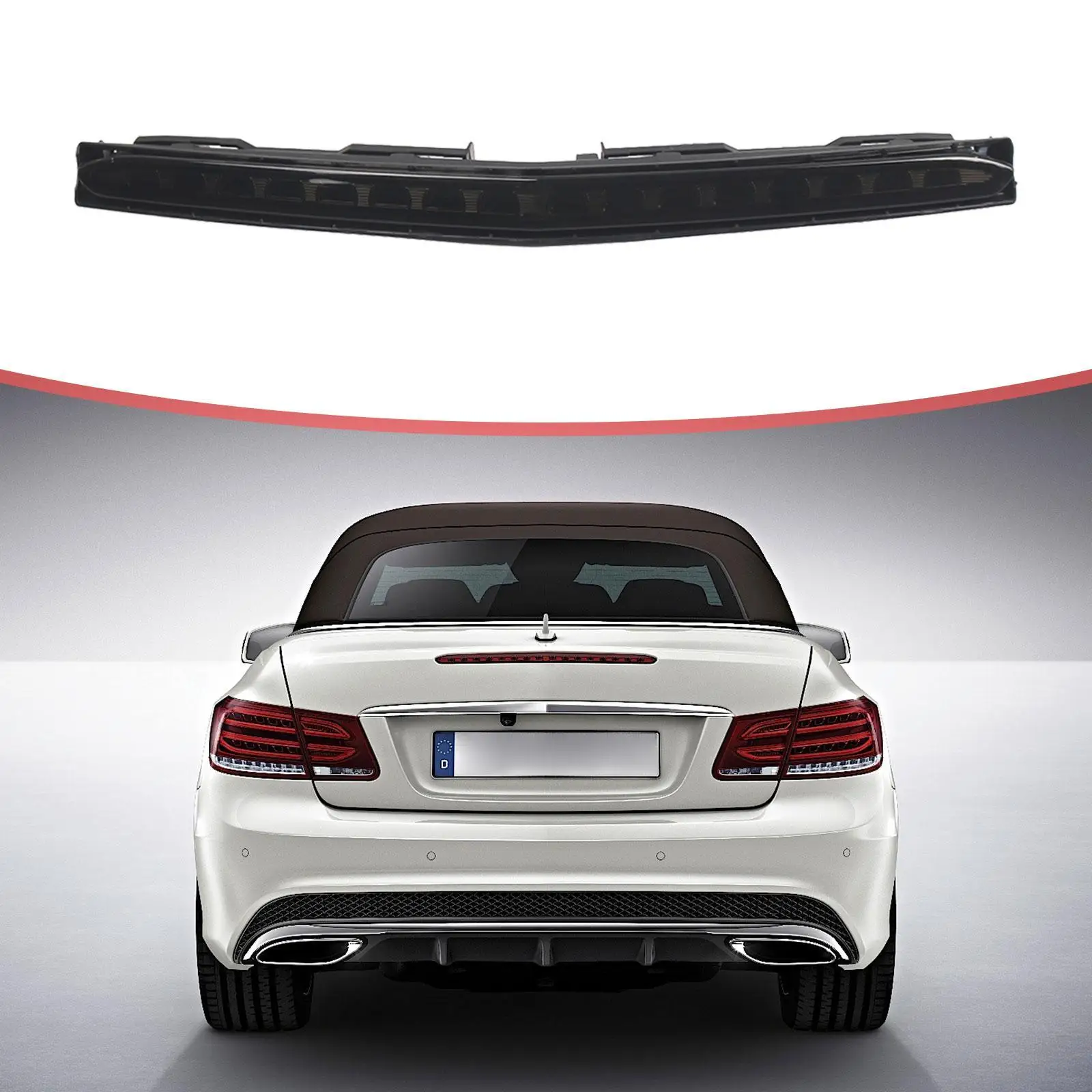 

Дополнительный стоп-сигнал (третий) из пластика, высокий, для Mercedes-Benz C207 A207 2009-2016, запчасть для ремонта автомобилей