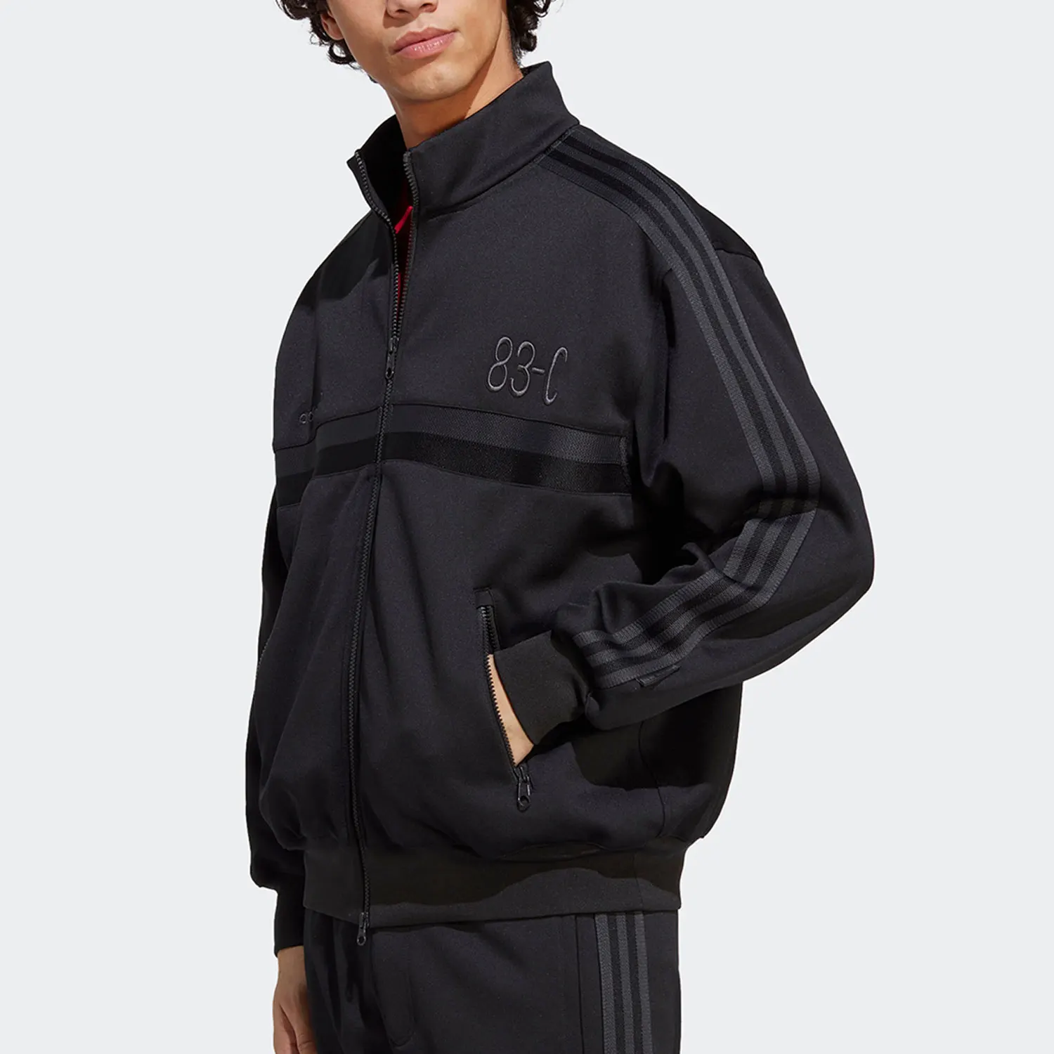 

Adidas Originals Мужская повседневная свободная куртка с воротником-стойкой IA2467