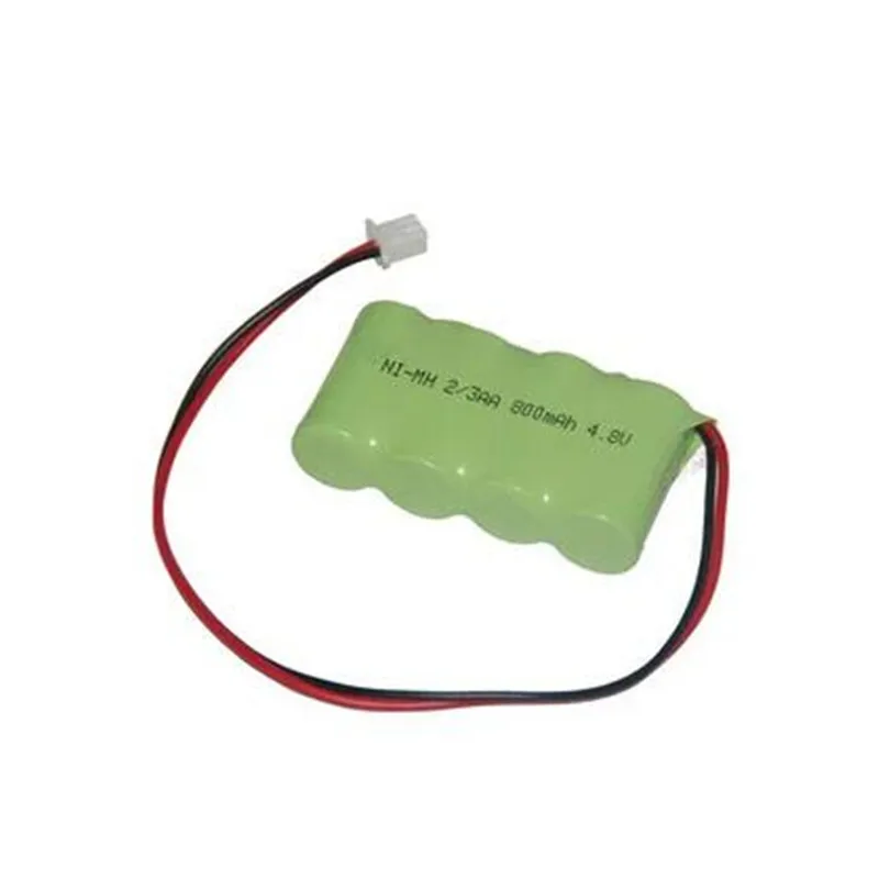 

2Pcs/Lot Ni-mh 2/3AA 4.8V 800Mah Rechargeable Battery For Fire Emergency Lighting