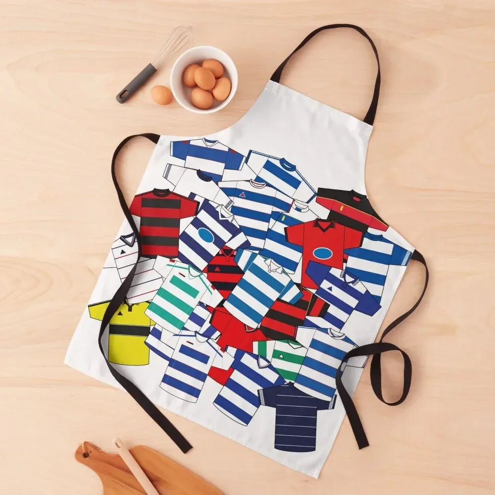 QPR Shirt Stack Apron waiter Kitchen Front Woman Kitchens Hairdresser Apron