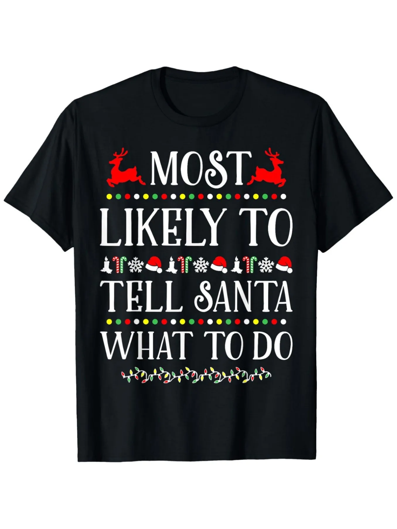

Top Pick Local Funny Christmas Tee Most Likely To Tell Bad Jokes Tee