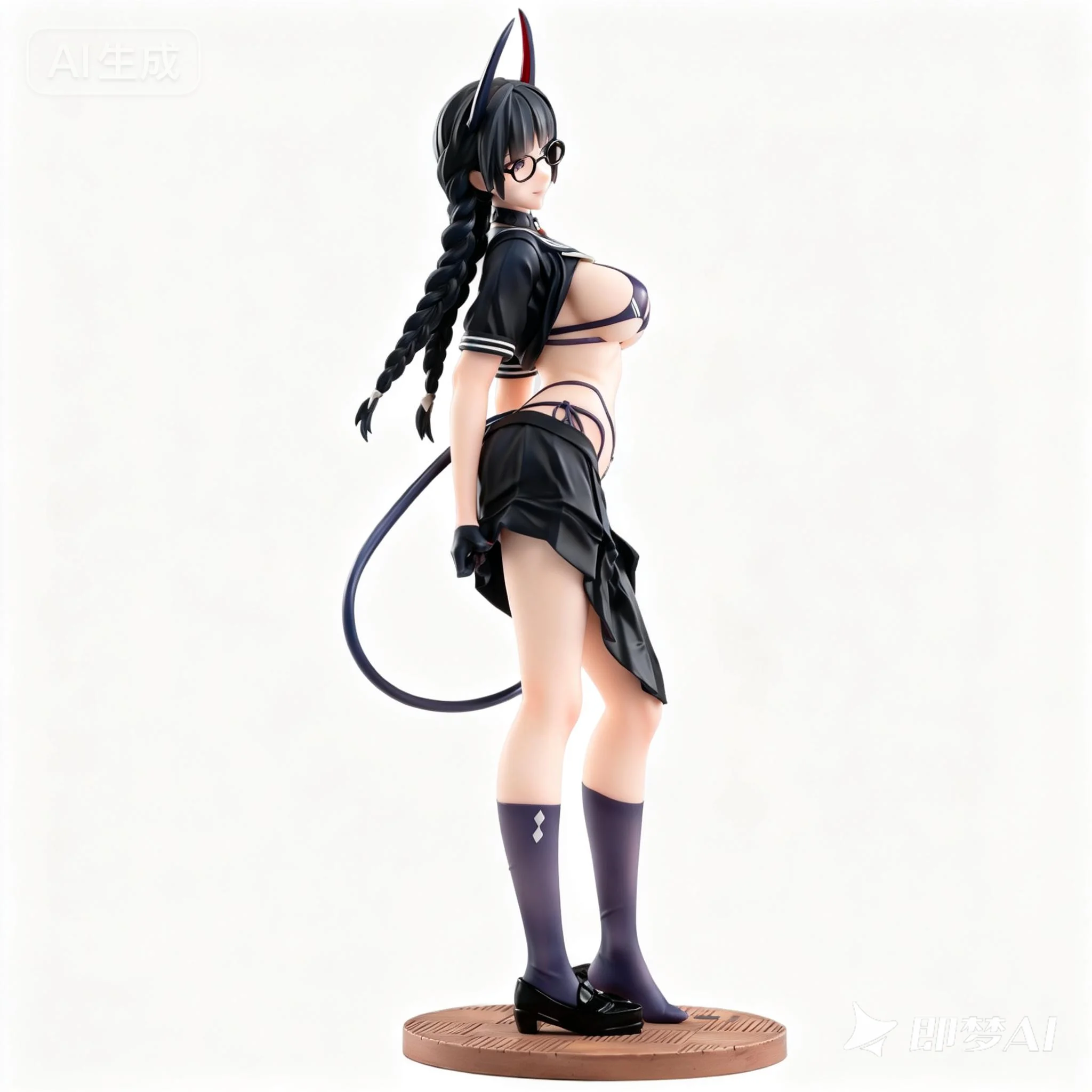 

Bandai Original Version Deposit: "Dai Man Jian AniMester" - Mihama Kyouki Committee's Mio Nai Gaze and Hand Figure As A Gift