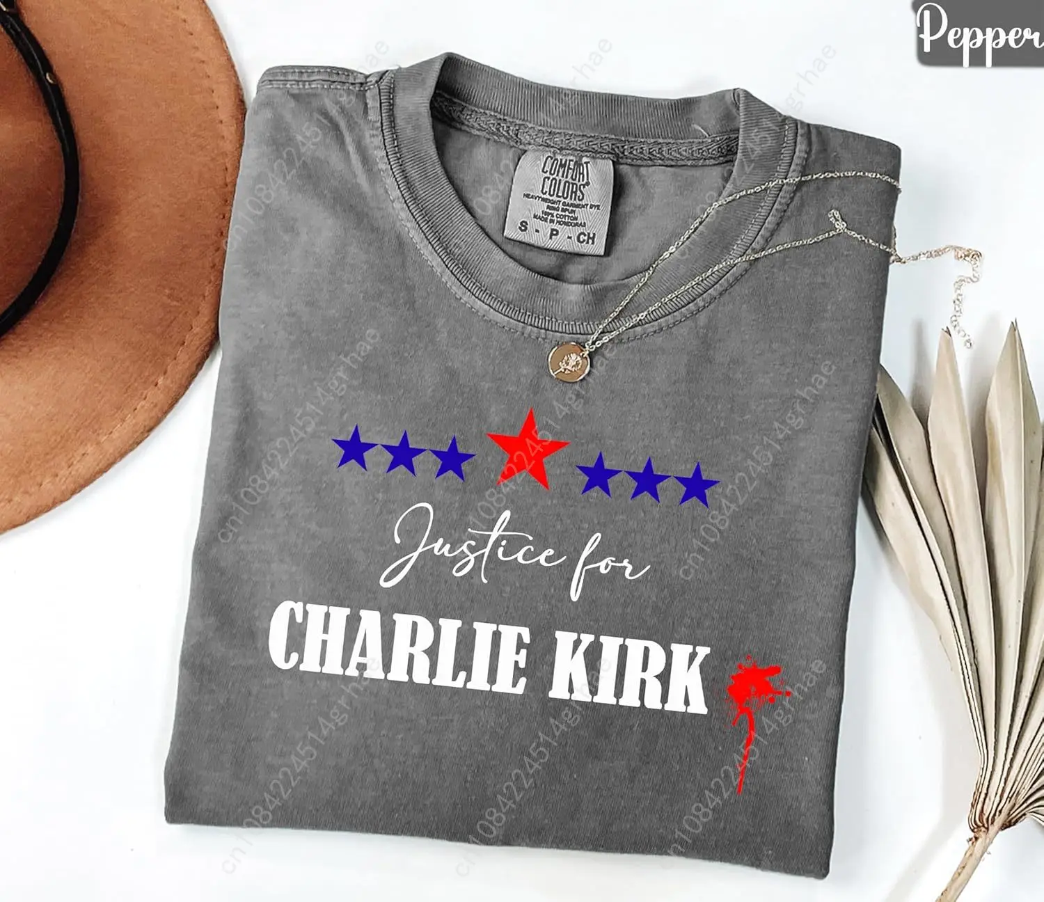 True Patriot Charlie Kirk T-Shirt, Justice for Charlie Kirk Comfort Colors Shirt Multi