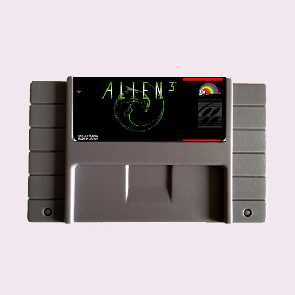 High Quality 16 Bit Alien 3 NTSC Big Gray Game Card For USA Version Game Player