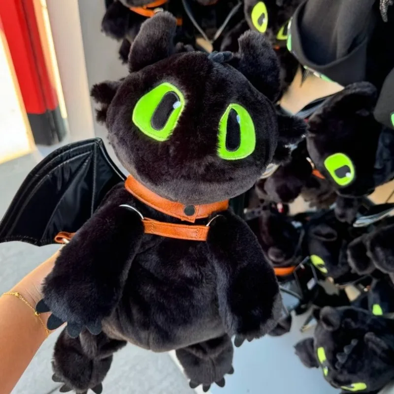 New Kawaii Funny and Cute Cartoon How To Train Your Dragon Toothless Doll Plush Backpack Girl Birthday Gift Christmas Gift