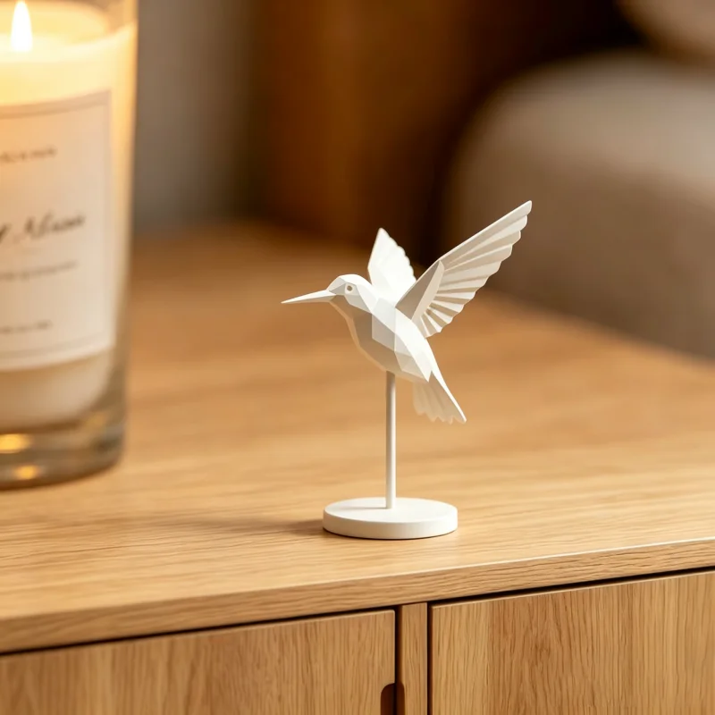 تمثال طائر الطنان التجريدي متع - مراجعة 3D Printing Mockup وسعره