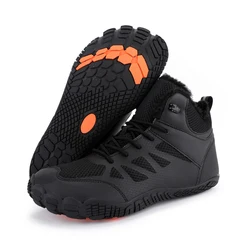 Mens Womens Snow Boots Winter Trekking Snow Boots Water Resistant Shoes Anti-Slip Fully Fur Lined Casual Lightweight Hiking Boot