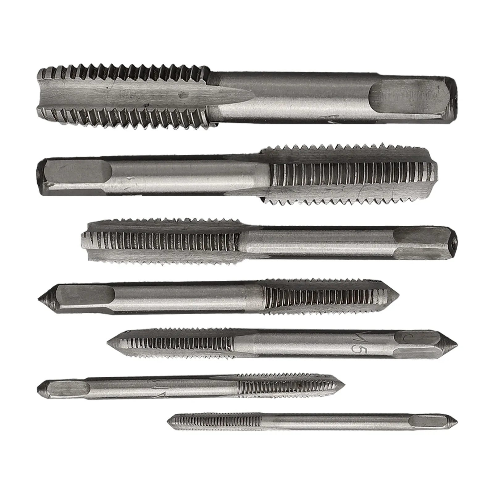 Brand New High Quality Tap Drill Bits Spiral Pointed Tap 7PCS High Accuracy Kit HSS Replacement Straight Fluted