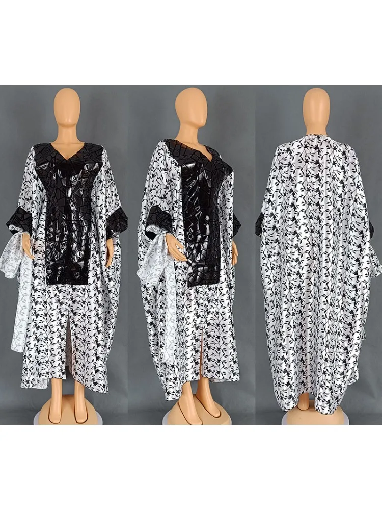 African Dresses For Women Vetement Femme Dashiki Abaya Maxi Dress Africa Clothes Dashiki Ankara Dresses 2024 Spring Autumn New