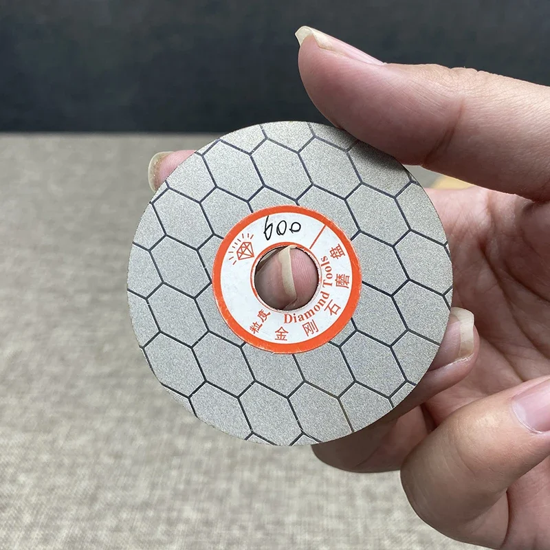 1/2PCS 65/70mm Diamond Grinding Disc Emery  Disc Polished Jade Peeling Glass Edge Grinding Knife Grinding Tools Knife Sharpener