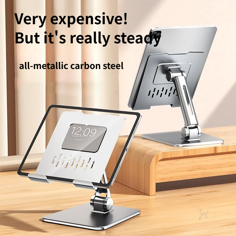 

Rotating Table Cell Phone Holder Support Desktop Stand For iPad Samsung iPhone 17 16 15 14 13 Mobile Mount