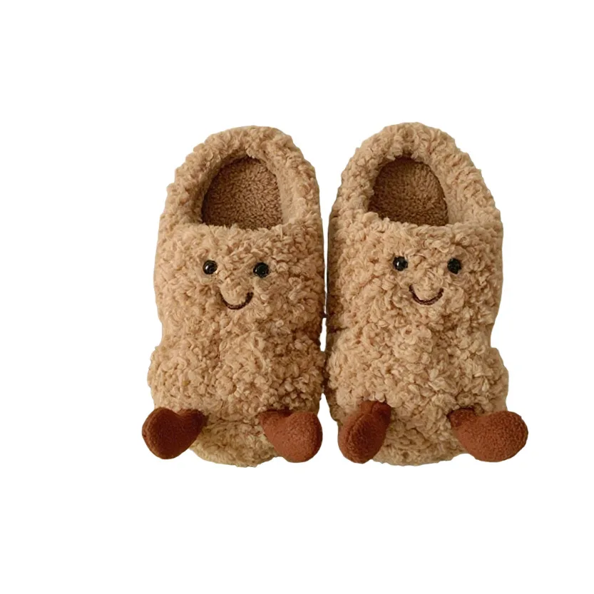 Creative Fun Peanut Home Slippers Women's Winter Indoor Household