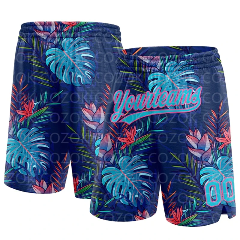 Custom Beach lobster Authentic Basketball Shorts 3D Printed Men Shorts Your Name Mumber Quick Drying Beach Shorts