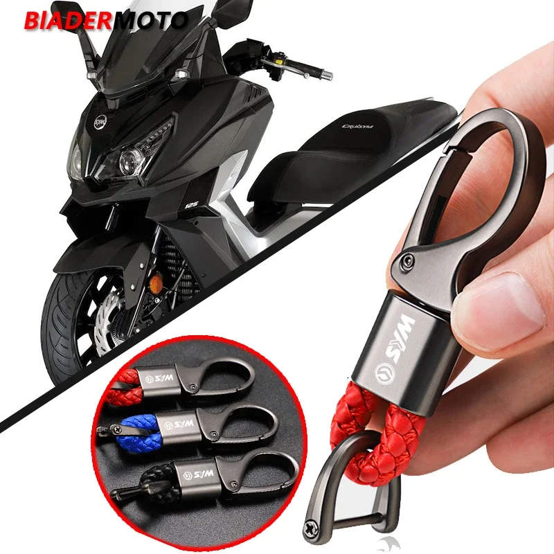 LLavero de cuerda trenzada para motocicleta, accesorio de Metal para SYM JOYMAX 250i 2023 sym 300 150 CTS CRUISYM 125 300i MAXSYM 180 400, novedad de 600