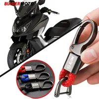 2023 New Motorcycle Braided Rope Keyring Metal Keychain For SYM JOYMAX 250i 300 sym 150 125 CTS CRUISYM 180 300i MAXSYM 400 600