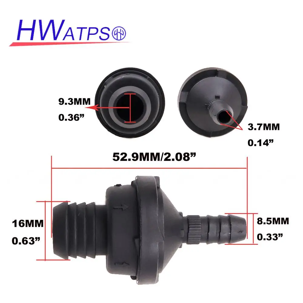 For BMW 323is iC E36 325iC 328i M3 B30 B32 E46 325Xi 330Ci Z3 Z4 E85 325ti Check Valve For Brake Booster 34331160183 1160183