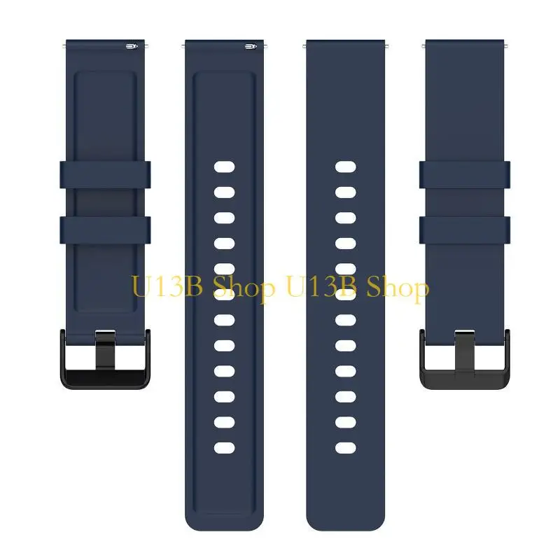 U13B Kompatibel untuk Amazfitbip 3 Amazfitgts 2Mini Band Adjustable Sport Silicone Washable Strap Bristband Waterproof