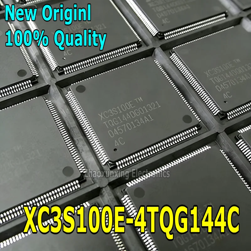 1PCS   New    XC3S100E-4TQG144C    XC3S100E-TQG144    XC3S100E-4TQ144C   XC3S100E-TQ144  TQFP-144   Programmable Gate Array Chip