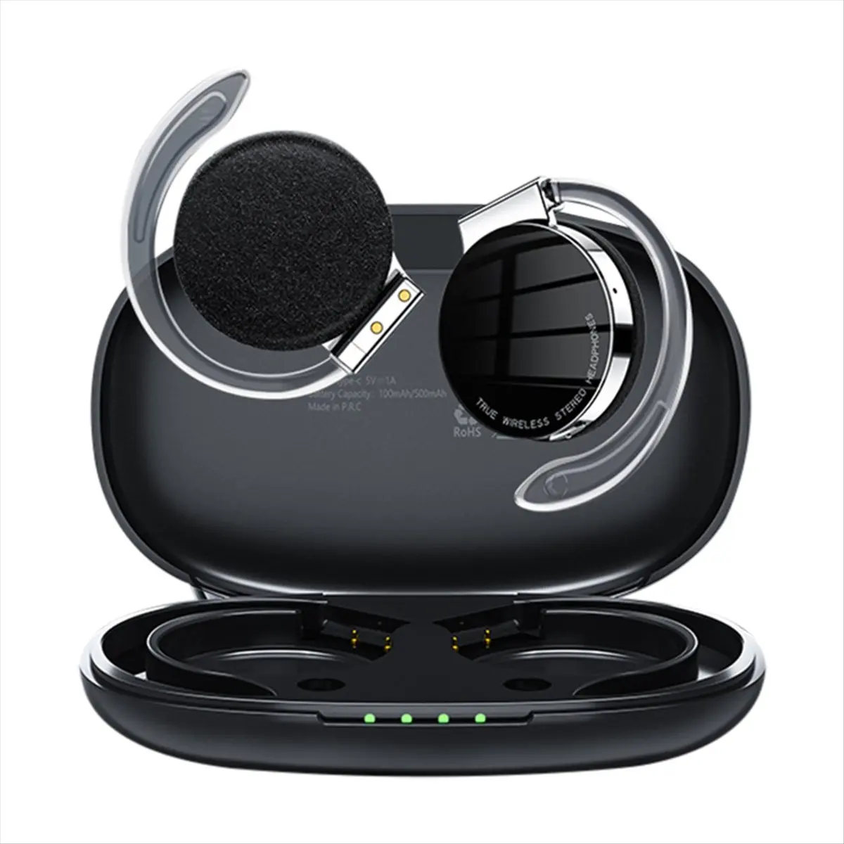 !DT~D2262F2 Wireless Bluetooth Headset Over-Ear Sports Headset Noise Cancelling Talking Headset Stereo Music Headset-Black