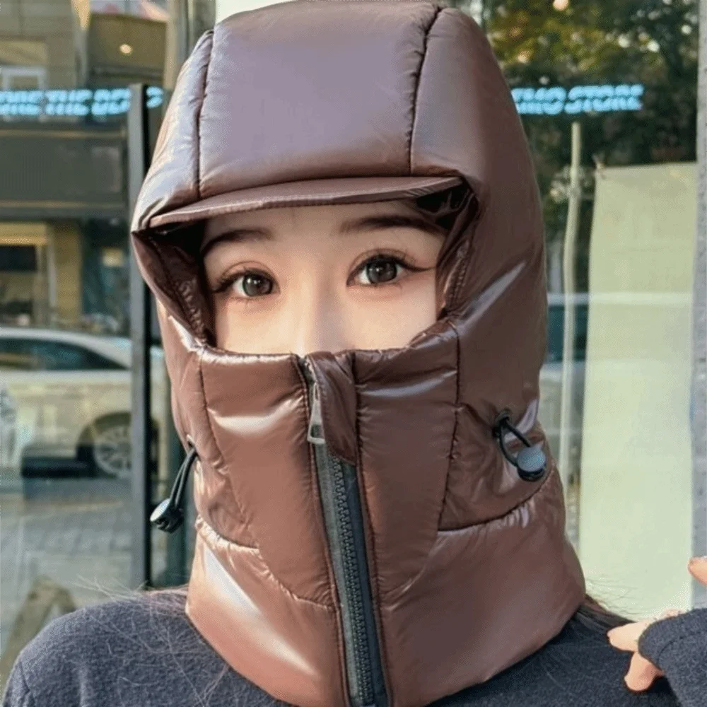 الموضة بلون الشتاء الدراجات قبعة تدفئة خفيفة الوزن سميكة ليو فنغ قبعة مقاوم للماء تنفس الأذن حماية قبعة الرجال