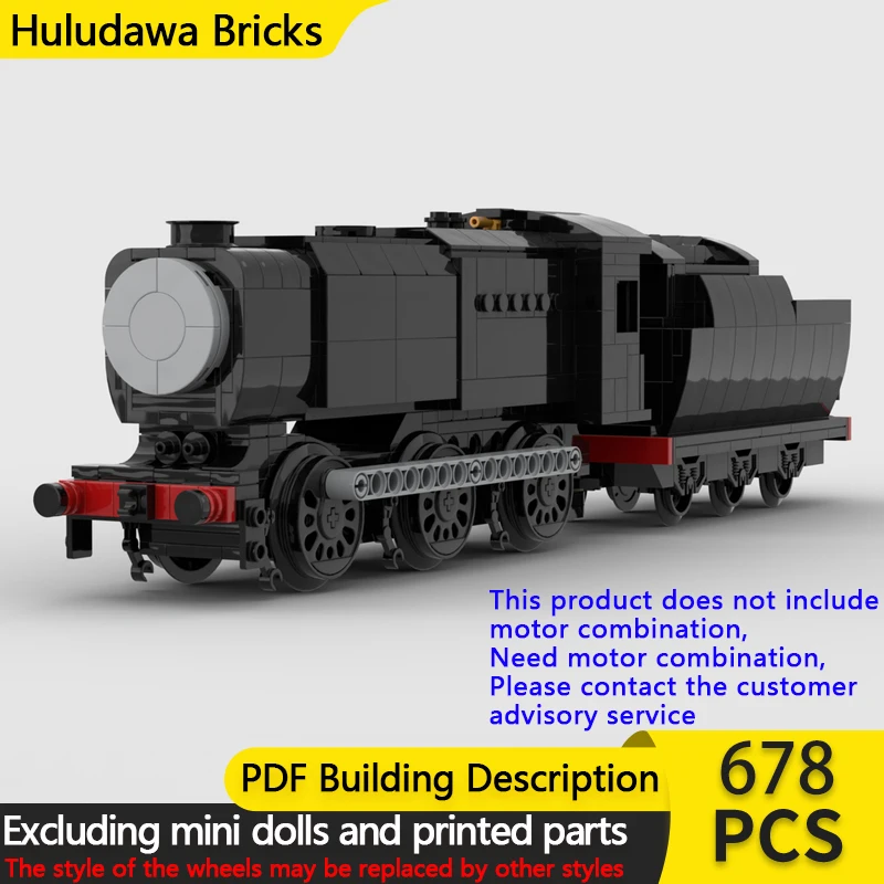 City Car Model MOC Building Bricks Q1 Class Steam Locomotive Modular Technology Holiday Gifts Assemble Toys Suit Ideal Gift