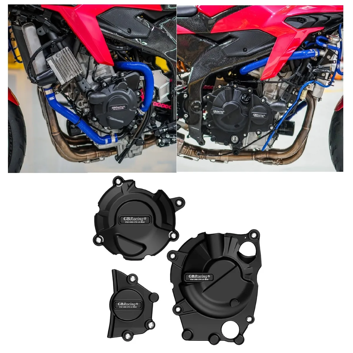 

FOR KAWASAKI ZX-25R 2020-2024 ZX-4RR 2023-2024 ZX-4R 2023 Engine Protective Cover Engine Cover Protection Set Swing arm Spool