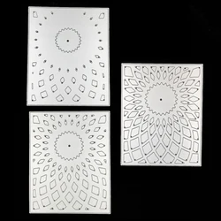 Rectangular Frame Sunflower Metal Cutting Dies DIY Scrapbooking Photo Album Decorative Embossing Stencil Paper Card Crafts