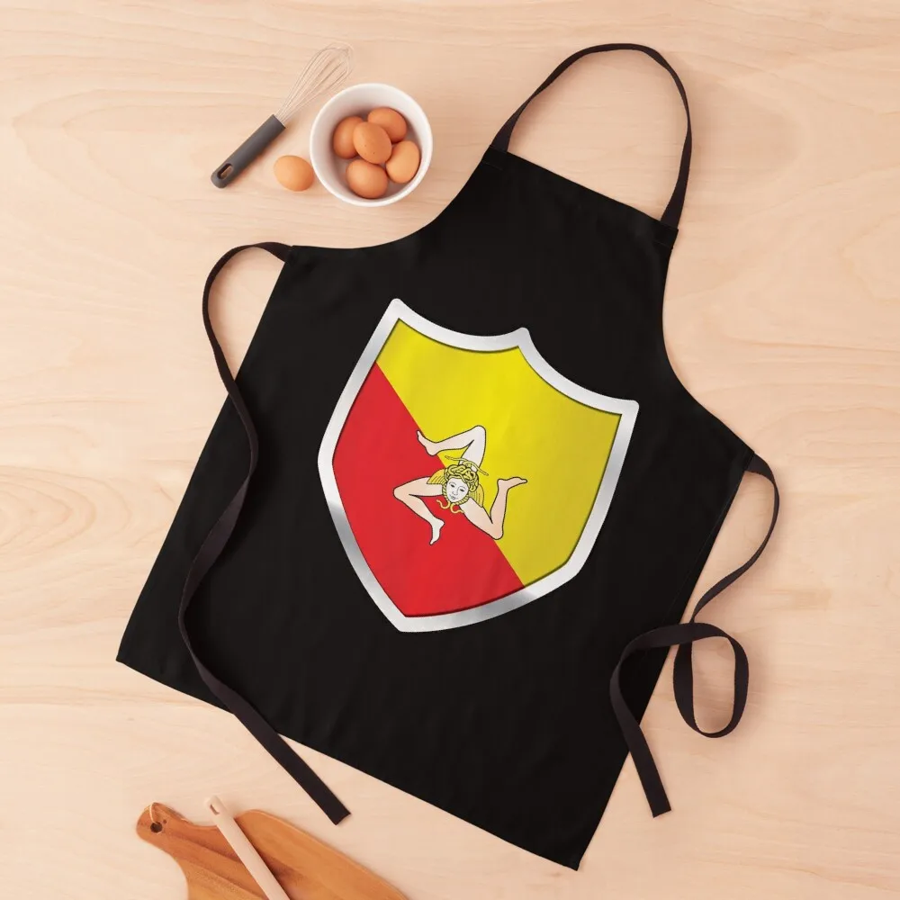 

Sicily Silver Shield Apron Home Cleaning Kitchen Things For Home useful gadgets for home Apron