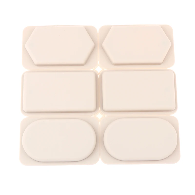 Moule en silicone rond et rectangle à 6 cavités, moule exécutif, glace, avertissement d'aromathérapie, plâtre, gâteau de bricolage, cadeau pour Regina