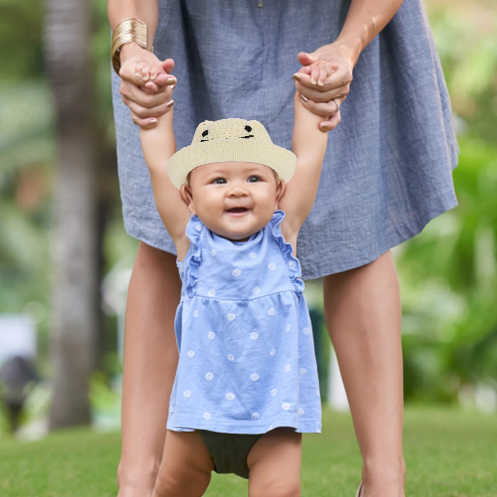

Lovely Kids Cartoon Bucket Hat Summer Sun Protection Beach Cap Cotton Polyester Breathable Kids Outdoor Bucket Hat For Travel