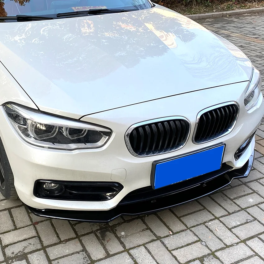 

Для BMW 1 серии F20 F21 116i 118i 120i 2011-2019 ABS автомобильный передний бампер, спойлер, глянцевый черный сплиттер, диффузор, комплект кузова, тюнинг