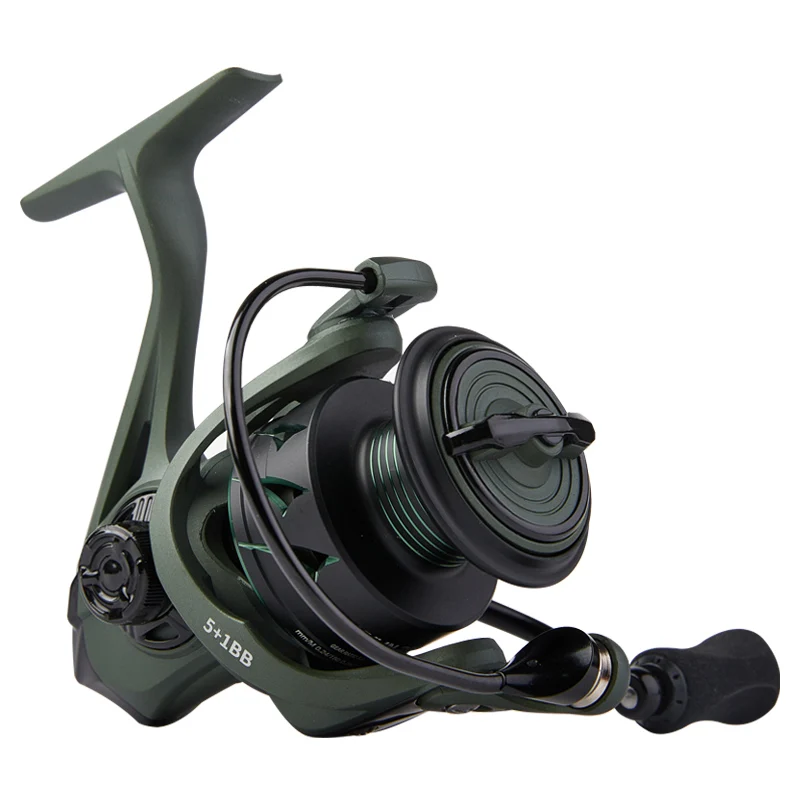 BILLINGS Spinning Reel,5+1 BB Ultra Smooth Powerful Spinning Fishing Reel With Aluminum Spool,17.6LBs Max Drag,5.2:1 Gear Ratio