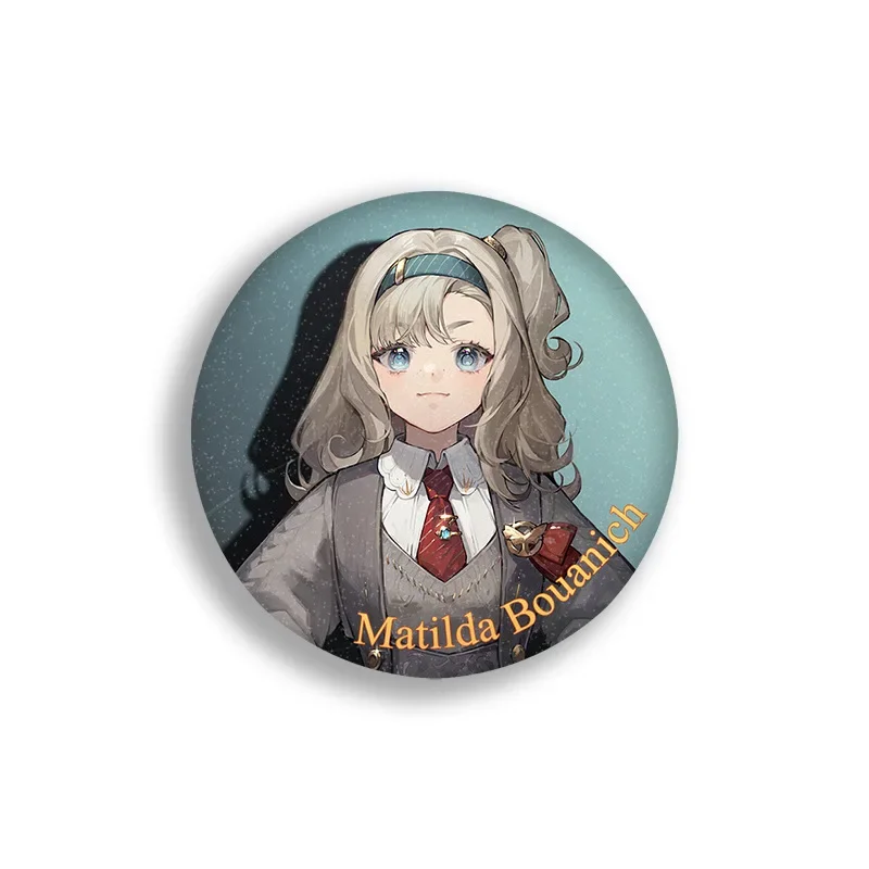 Game Reverse:1999 Badge Brooch Vertin Sonetto Regulus Matilda Lilya Sotheby Cosplay Pins Brooch Decoration Birthday Fans Gift