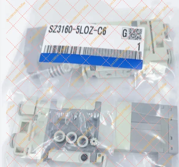5/2 Way Pneumatic Solenoid Valve 24V DC Single Coil Φ4 Φ6mm Quick Connect Manifold Mount