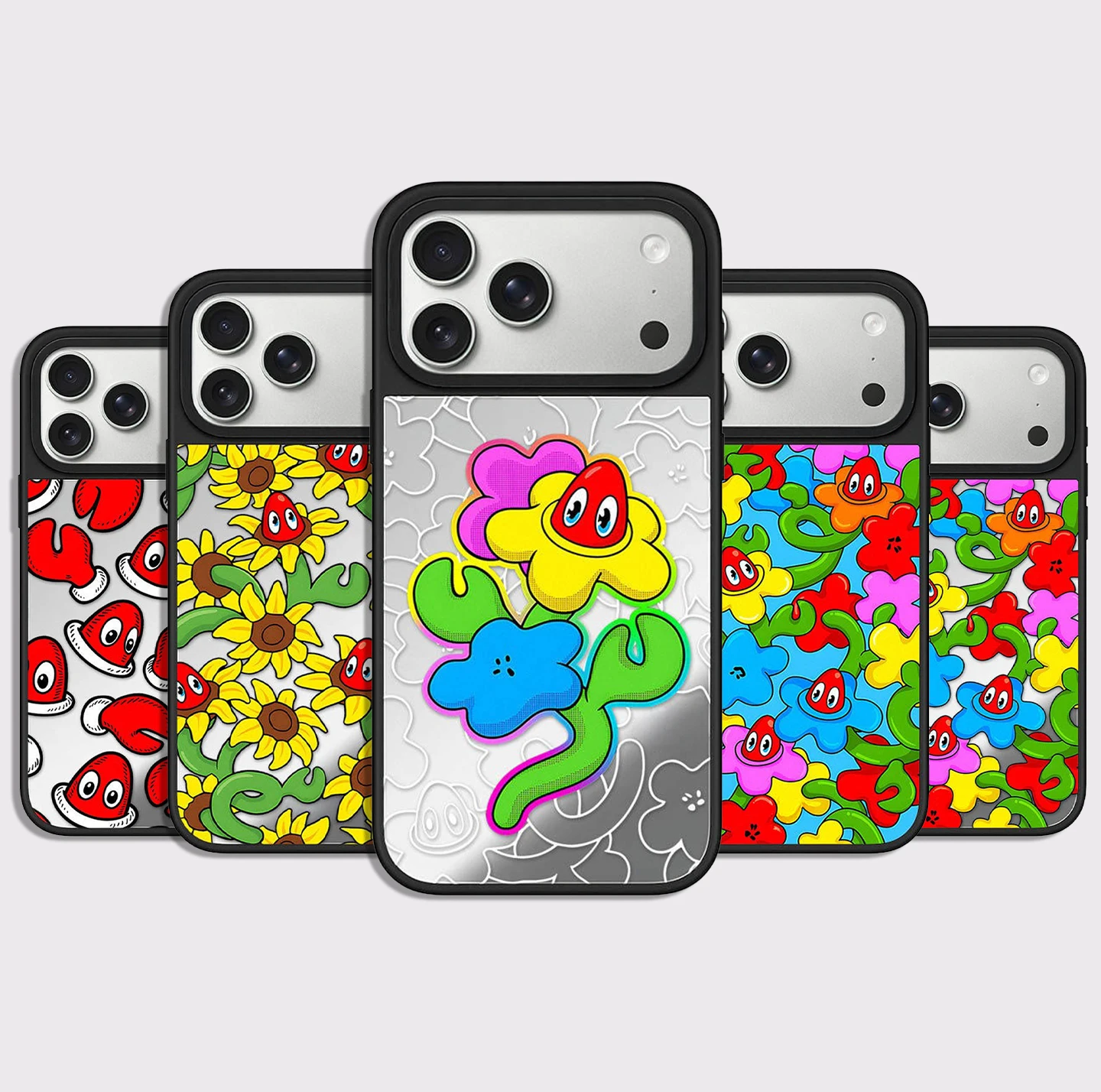 Cartoon Red Lobster Mirror Surface Magnetic Phone Case Cover for IPhone 12 13 14 15 16 17 Pro Max Case for IPhone 17 Air