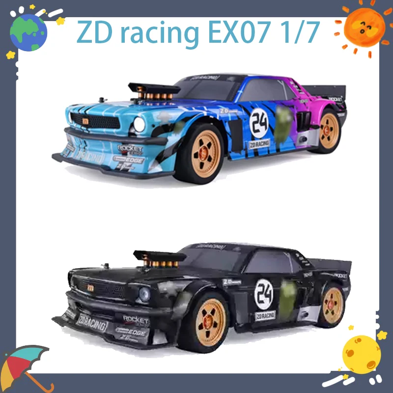 

Zd Racing Ex07 Масштаб 1/7 Радиоуправляемая машинка для мальчиков Игрушечный электрический пульт дистанционного управления Суперкар Flat Run Rally Подходит для возраста 14+ 6S Бесщеточный