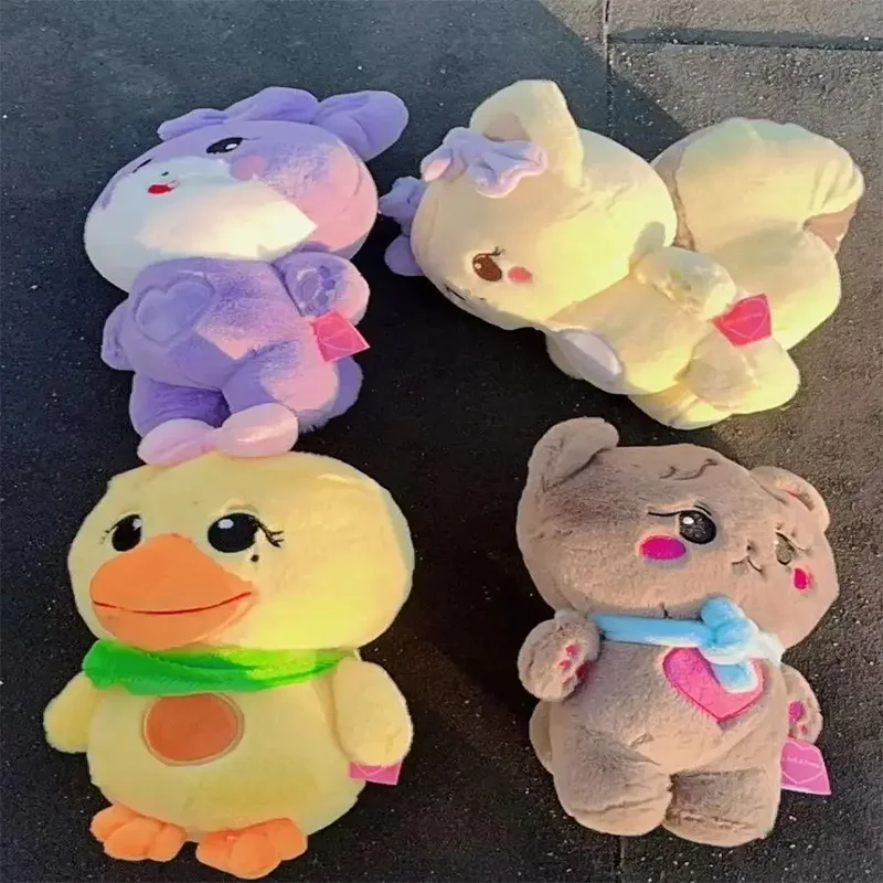 New BORN PINK World Tour Pink Plush Doll Official Plushies Jennie Lisa Rose Jisoo Kawaii Stuffed Animals Toys Fans Birthday Gift