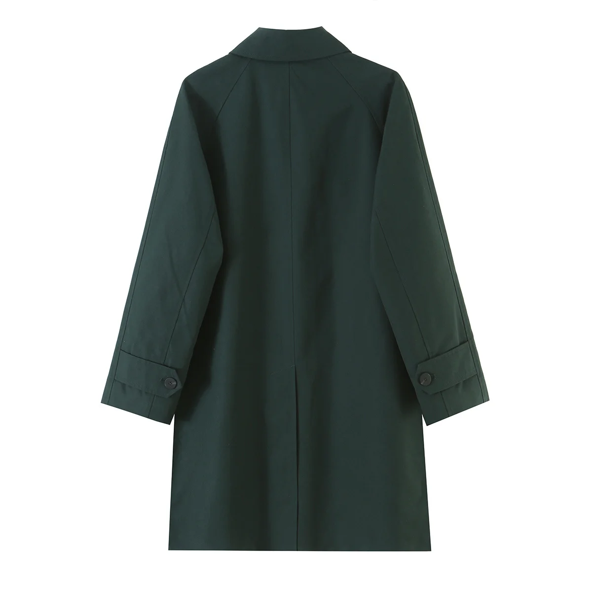 TFMLN Neuer Lässiger Langer Trenchcoat für Damen mit Reverskragen, Einreihig, Langarm, Locker Geschnitten, Frühling Herbst Streetwear – Detail 3