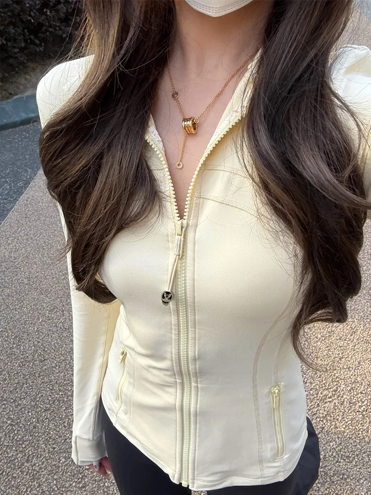 Frühjahrskollektion: Dünne Stehkragen-Jacke, Laufjacke, Fitness-Yoga-Oberteil – Detail 1