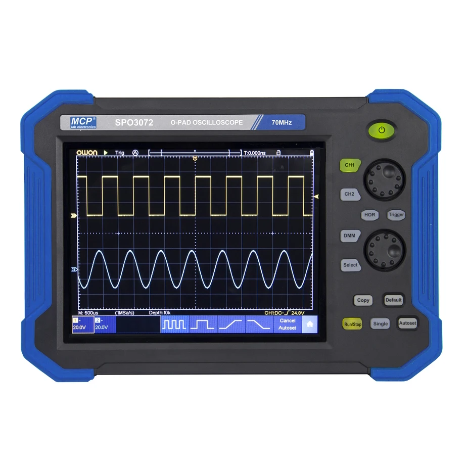 SPO3000 O-pad Oscilloscope Tablet Handheld Touch Screen Oscilloscope 70MHz 100MHz 120MHz
