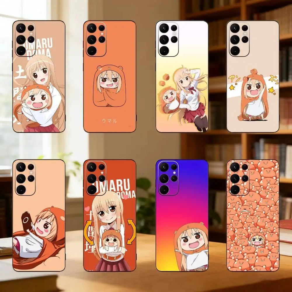 

Mimouto!Umaru-Chan Phone Case For Samsung S25,24,23,22,30,21,10,9,Ultra,Plus,Lite Soft Black Case